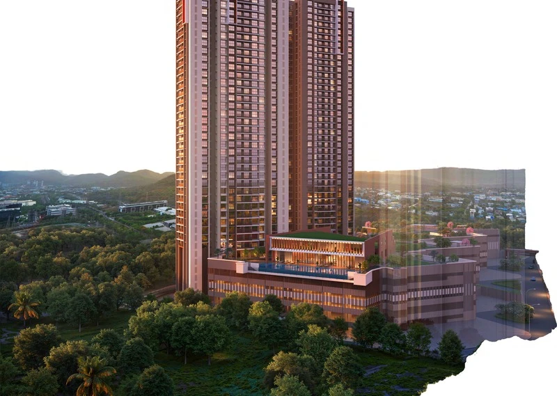 Tata Orbis Ghansoli Iconic Tower Elevation